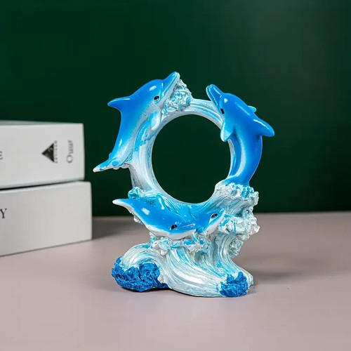 Resin dolphin craft ocean - dolphin,