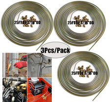 3x 25 Ft Coil Roll 3/16" OD