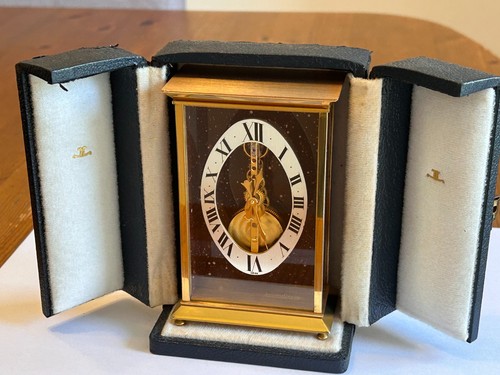 Superb lecoultre desk clock - lecoultre, 8
