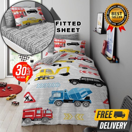 Printed transport duvet cover - printed,
