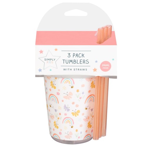 3pk simply kids tumblers - tumblers, with