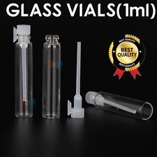 WHOLESALE PERFUME SAMPLES 1ML 2ML VIALS EMPTY VIALS  MINI CUTE GLASS VIALS VIAL