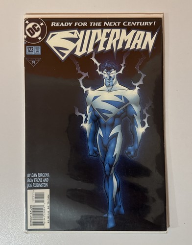Electric blue superman - blue, #123