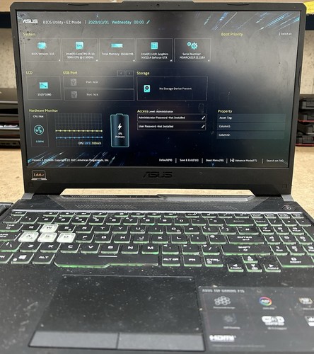 Asus tuf f15 intel core - asus, i5