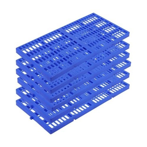 Packs blue plastic floor - 6,