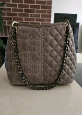 Carolina Herrera Authentic Brown Bag Genuine Leather Excellent Condition