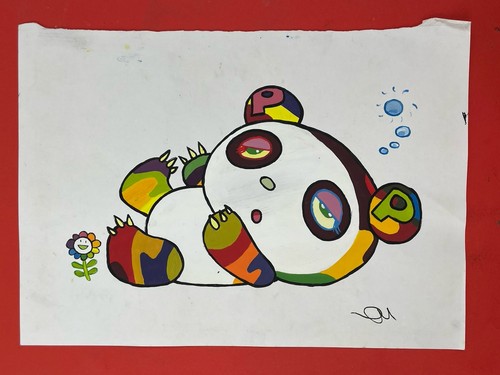 Takashi murakami drawing - takashi, on