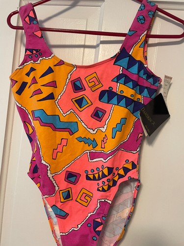 Vintage neon danskin leotard - vintage,