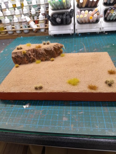 Diorama base scale desert - scale,