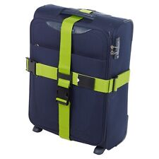 2-Pack Adjustable Dunlop Luggage Belts Travel Safe Baggage Straps with Lock Tie