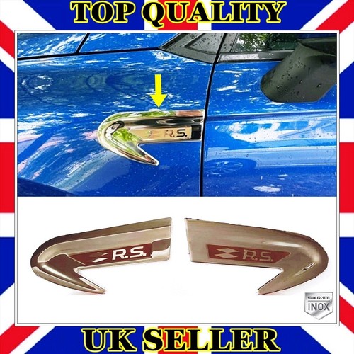 Chrome side fender trim pcs - fender,