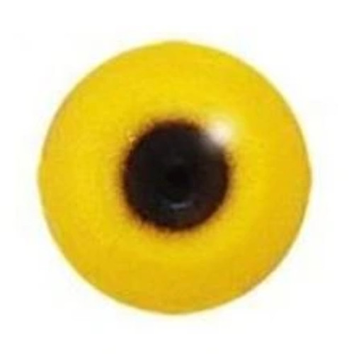 Acrylic bird eyes yellow - acrylic,
