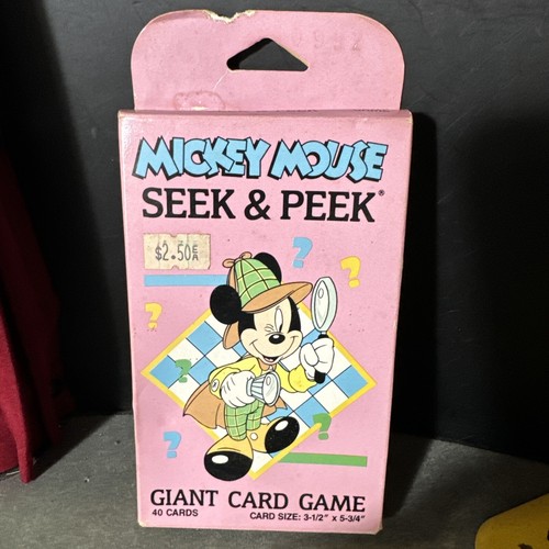 Vintage mickey mouse - seek, &