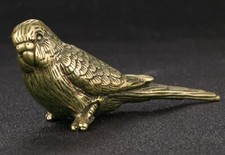 Solid Brass Budgie Vintage