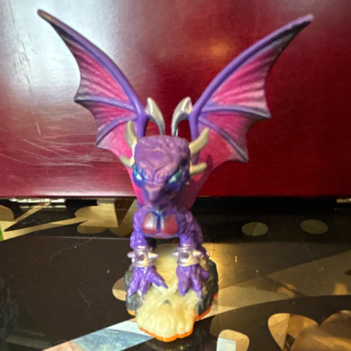 Purple pink winged dragon - purple,