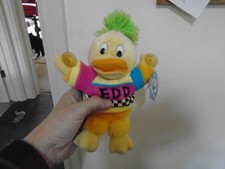 Edd the Duck 9" Hand Puppet Quacking 1990 BBC Vintage Childrens TV