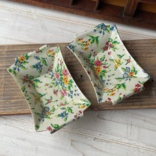 Royal Winton Grimwades Queen Anne Pattern Trinket Dishes Art Deco Reg No 2995