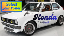 Honda Poster Print Car Wall