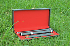 Black Irish rosewood D flute