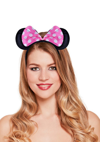 Black minnie mouse ears - minnie, with