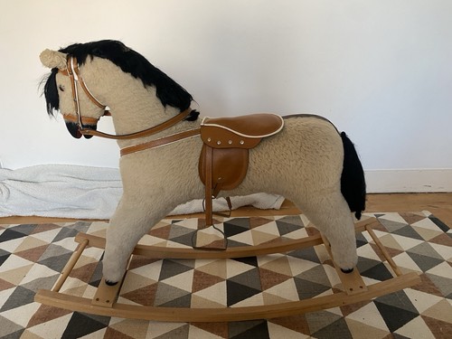Vintage rocking horse - rocking,