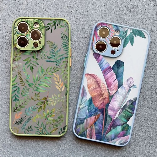 Palm tree leaves phone case - phone,