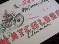 MATCHLESS 1949 MOTORCYCLE