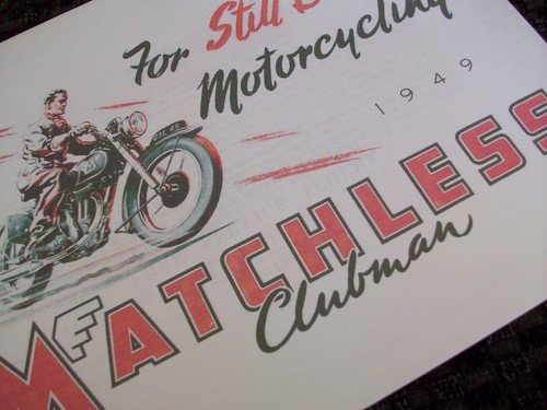 Matchless 1949 motorcycle - matchless,