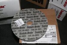 3M Scotch-Brite EXL Deburring Finishing Unitized Wheel 2A MED 6” x 1/2” x 1"