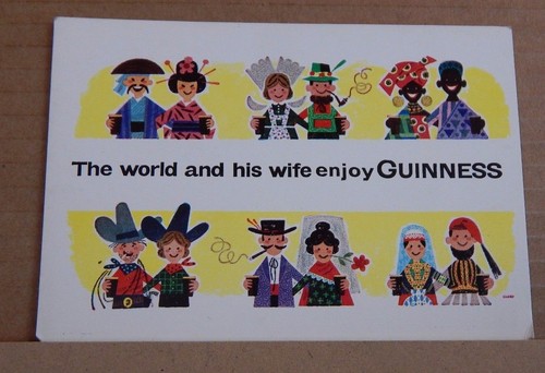 Postcard advertising the world - postcard,