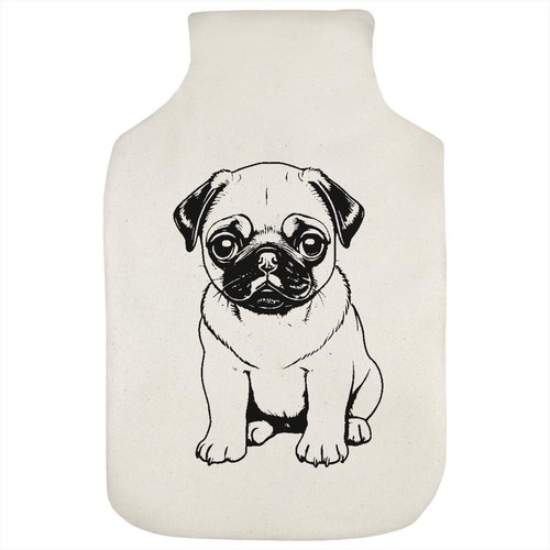 Pug puppy hot water bottle - puppy',