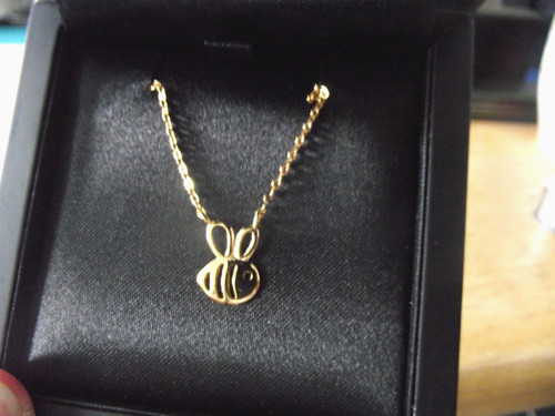 Sterling silver bumble bee - sterling,