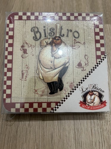 New set coasters bistro - new,