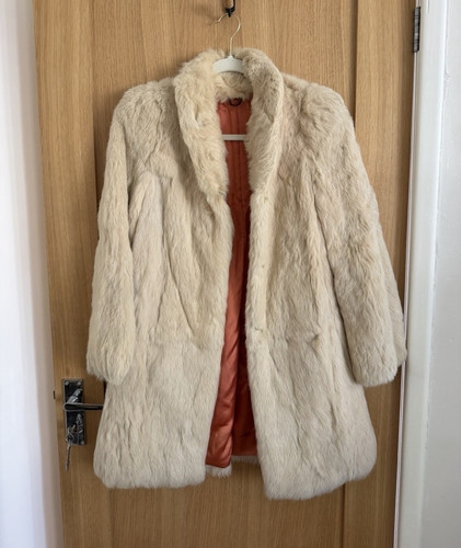 Women beige genuine fur - women’s,