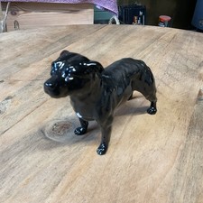 Royal Doulton Staffordshire Bull Terrier Dog Figure, Vintage 10.5 Cm In Height