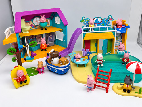 Peppa pig club house - peppa, pool