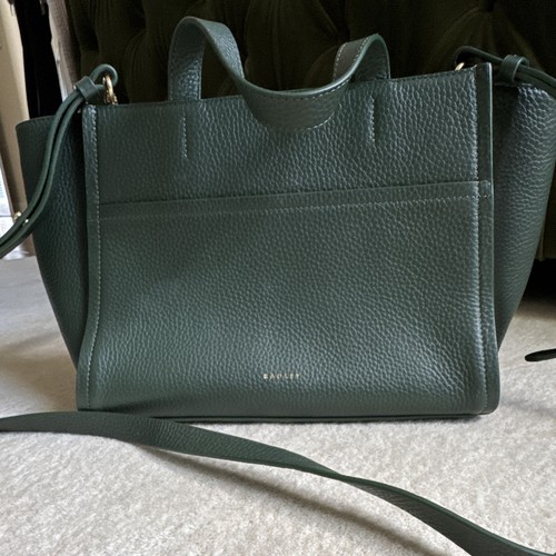Radley green pebbled - green, satchel