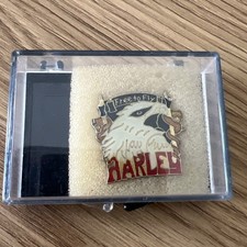 Vintage Free To Fly Harley Eagle Metal Pin Badge Hat Lapel Jacket Vest Pin HOG  