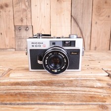 RICOH 500G Rangefinder 35mm Film Camera 40mm F2.8 Lens - Spares or Repairs