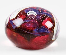 Sunderland Glass SGL Raspberry Fayre pattern 1999 paperweight, signed