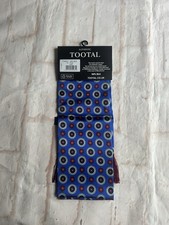 Tootal Vintage Mod Silk Scarf, Royal Blue, BNWT