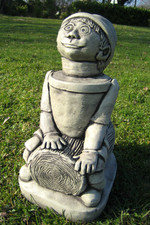 Stone Flower Pot Man