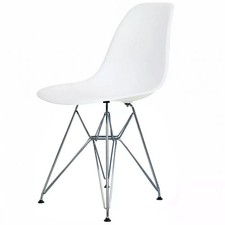 Retro tulip  style  Dining Chair  with metal legs  cafe,