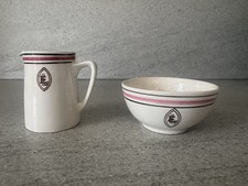 Vintage L E Monogram Ironstone