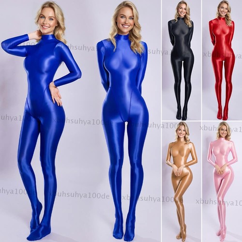 Damen satin wetlook body - damen,