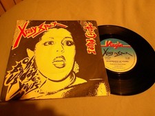 X-RAY SPEX - OH BONDAGE UP YOURS 7" ORIGINAL PIC SLEEVE PUNK ROCK VG+/VG+