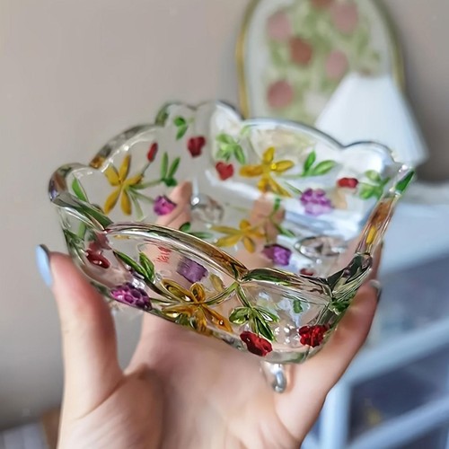 Square glass bowl - square,