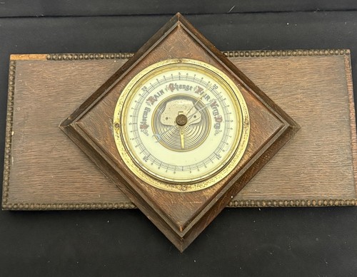 Vintage barometer thermometer - vintage,