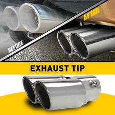 Dual Exhaust Pipe Auto Car SUV