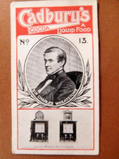 CADBURY'S COCOA Trade Cards Copyright (Inventors) Series No13